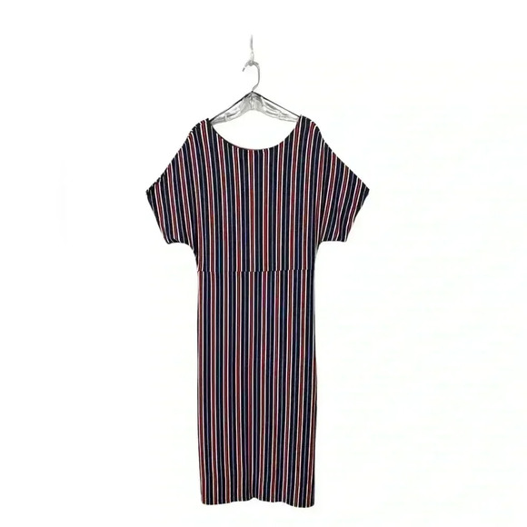 NWOT Addition Elle,  Plus-Size Striped Maxi Dress Casual Elegance, Size X - Picture 6 of 7
